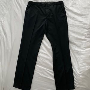 Calvin Klein Men’s Black Slim Fit Dress Pants (32 x 30)